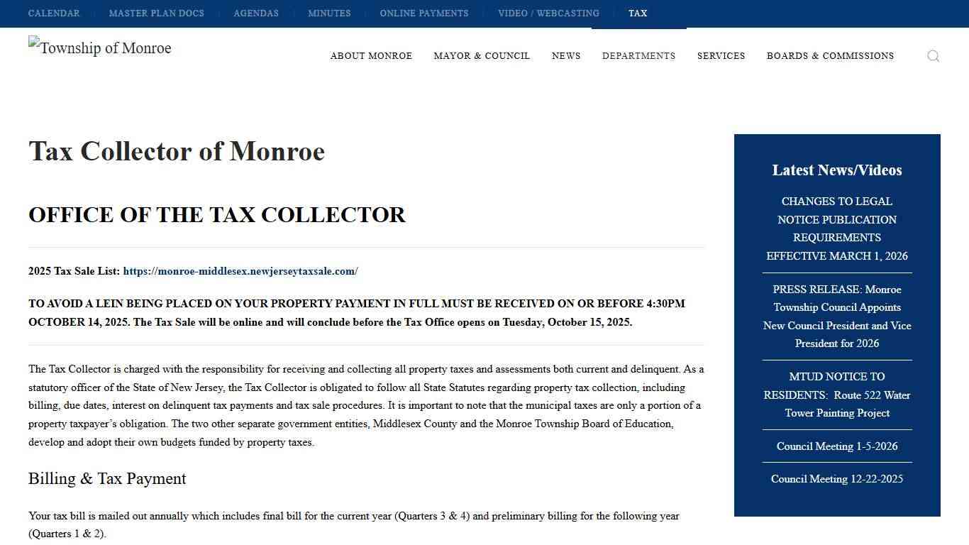 Tax Collector