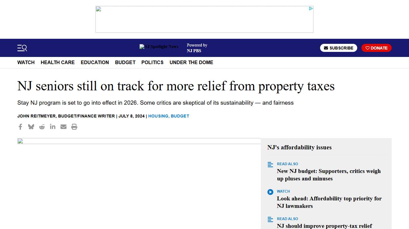 More property-tax relief is in sight for NJ seniors | NJ Spotlight News