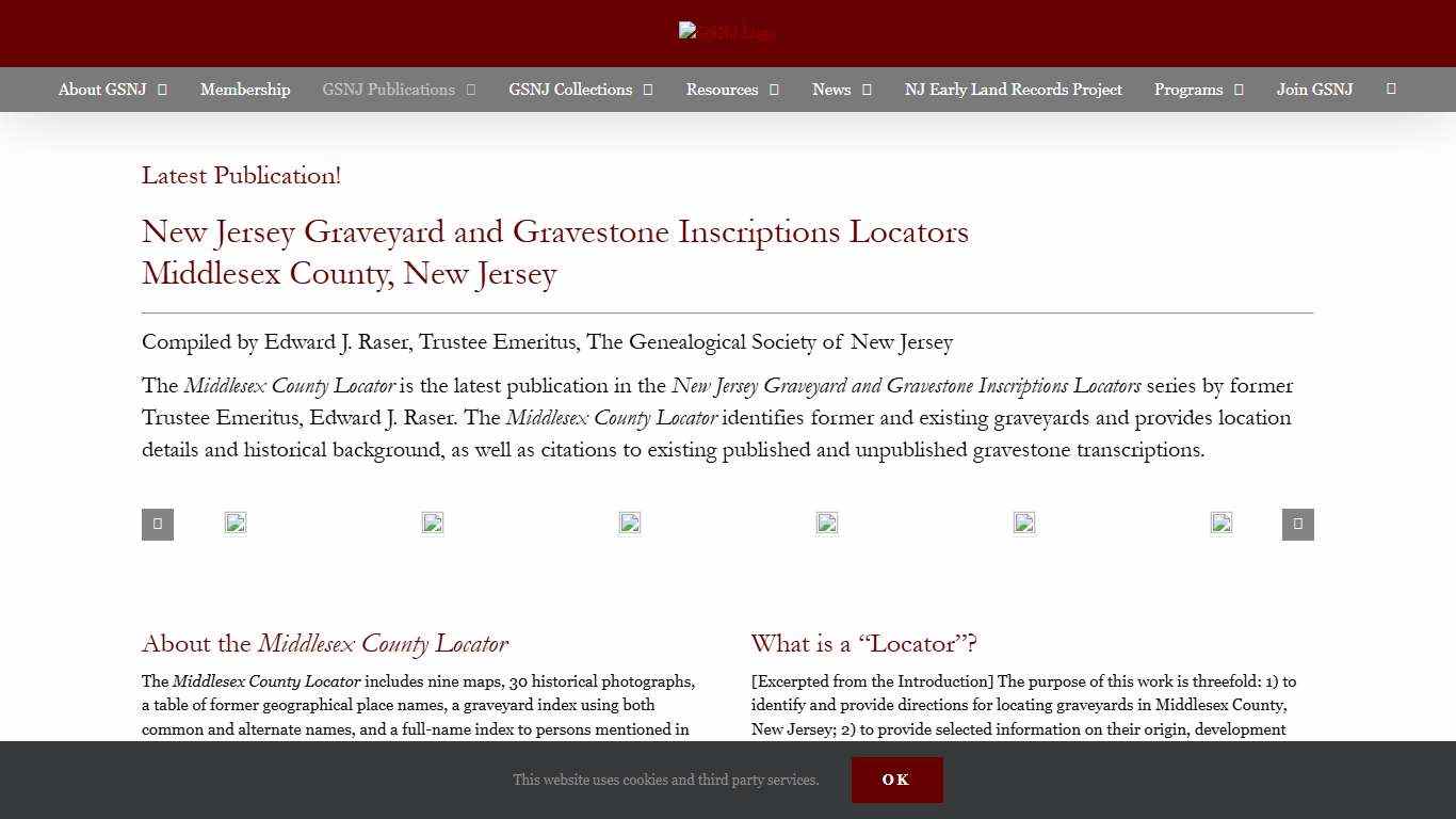 New Jersey Graveyard and Gravestone Inscriptions Locators: Middlesex County – GSNJ